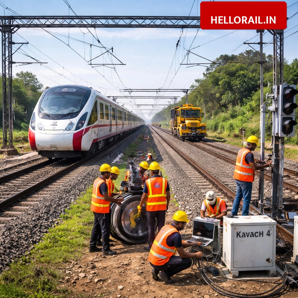 Delhi-Mumbai railway route safety: Kavach 4.0 installed across 559 km track