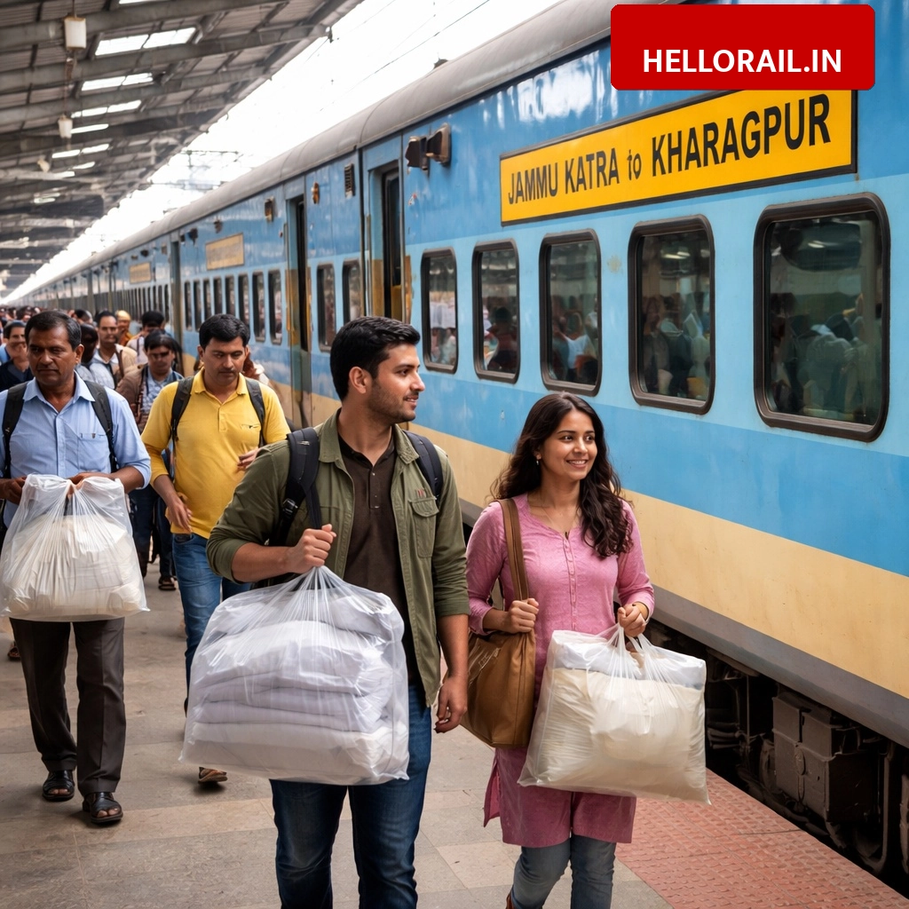 Special Train Update: Jammu to Kharagpur train launched, AC passengers to carry own linen