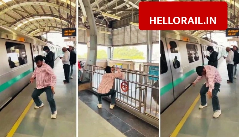 Delhi Metro Viral Video: Youth Performs Dangerous Dance Stunt Near Speeding Train, Public Demands Action