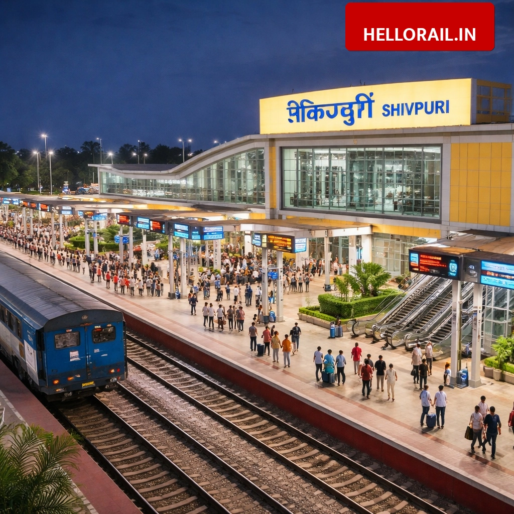 Shivpuri Railway Station: Modern facilities and more train stoppages under Amrit Bharat Station Scheme