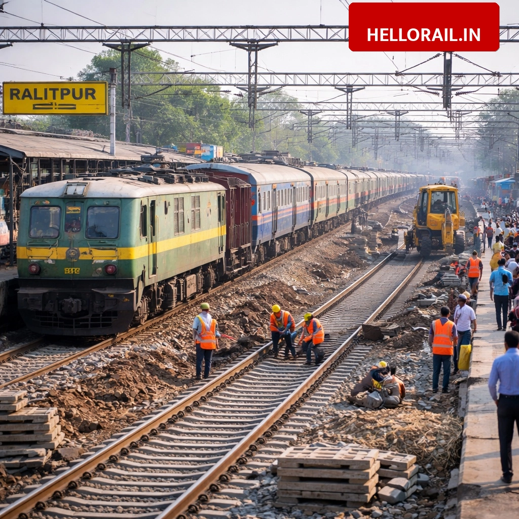 Jhansi Division Update: Train operations affected at Lalitpur station for one month, check details