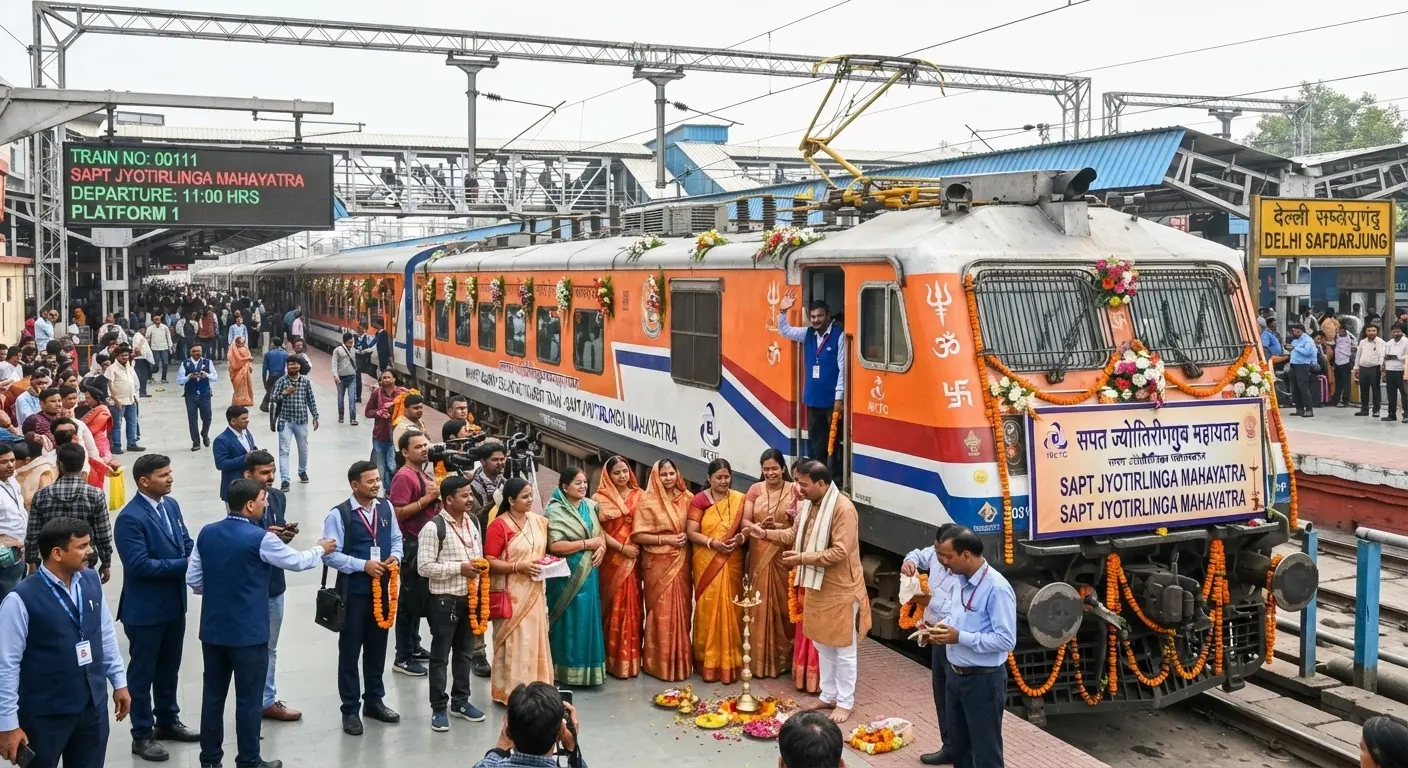 IRCTC Announces New Sapt Jyotirlinga Mahayatra Bharat Gaurav Tourist Train