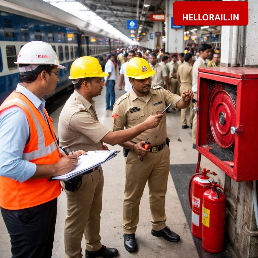 Railway safety boost: Indian Railways starts nationwide fire safety audit at stations