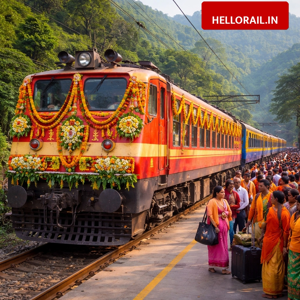 Special Train Announcement: Indian Railways to run special service between Katra and Haridwar for Somvati Amavasya