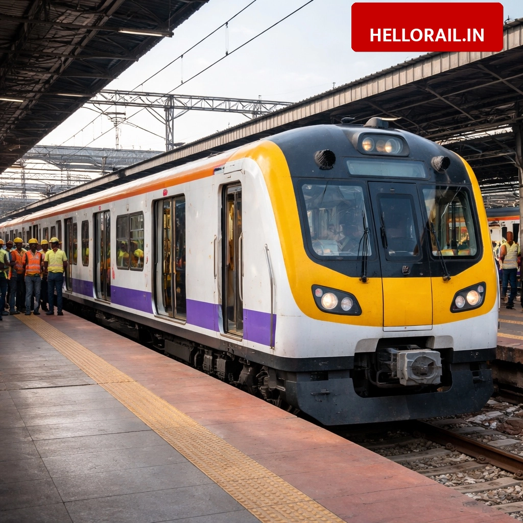 Mumbai Local Update: First Non-AC train with automatic doors reaches Kurla, trial runs to begin soon