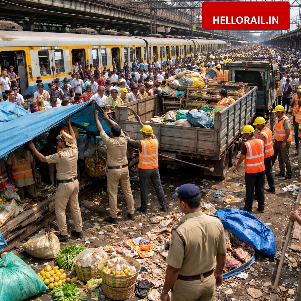 West Bengal Railway Update: Anti-encroachment drive conducted at Howrah and Sealdah stations