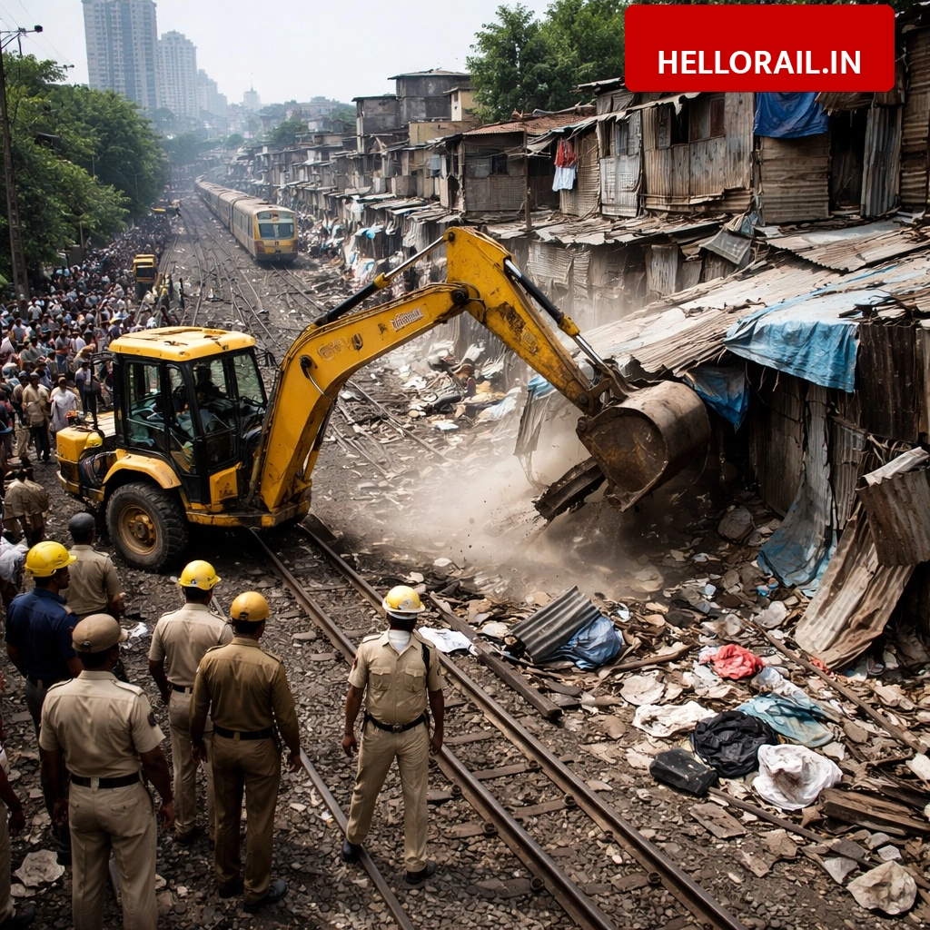 Western Railway demolition drive: 400 illegal structures to be removed from Bandra Garib Nagar