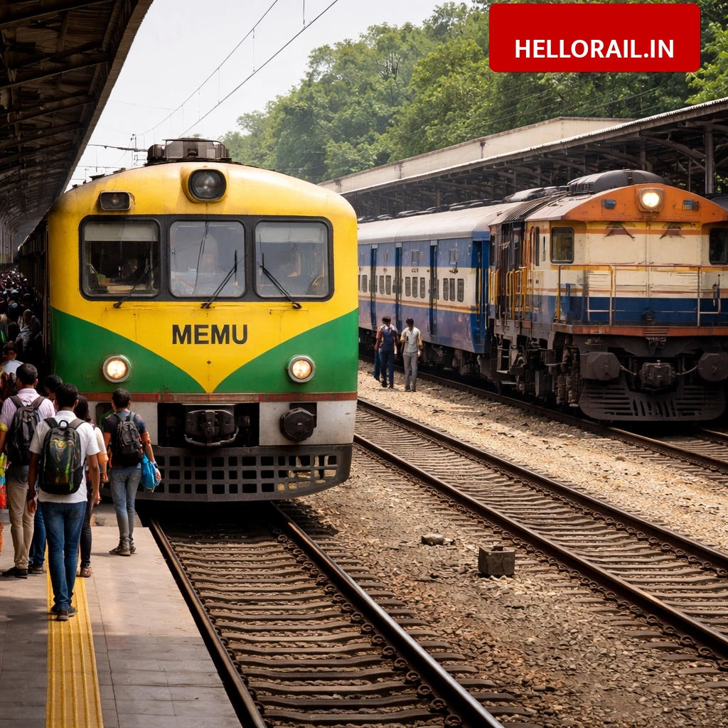 Railway Update: Route extension for MEMU trains and extra coaches in Patliputra-Baghaha Intercity Express