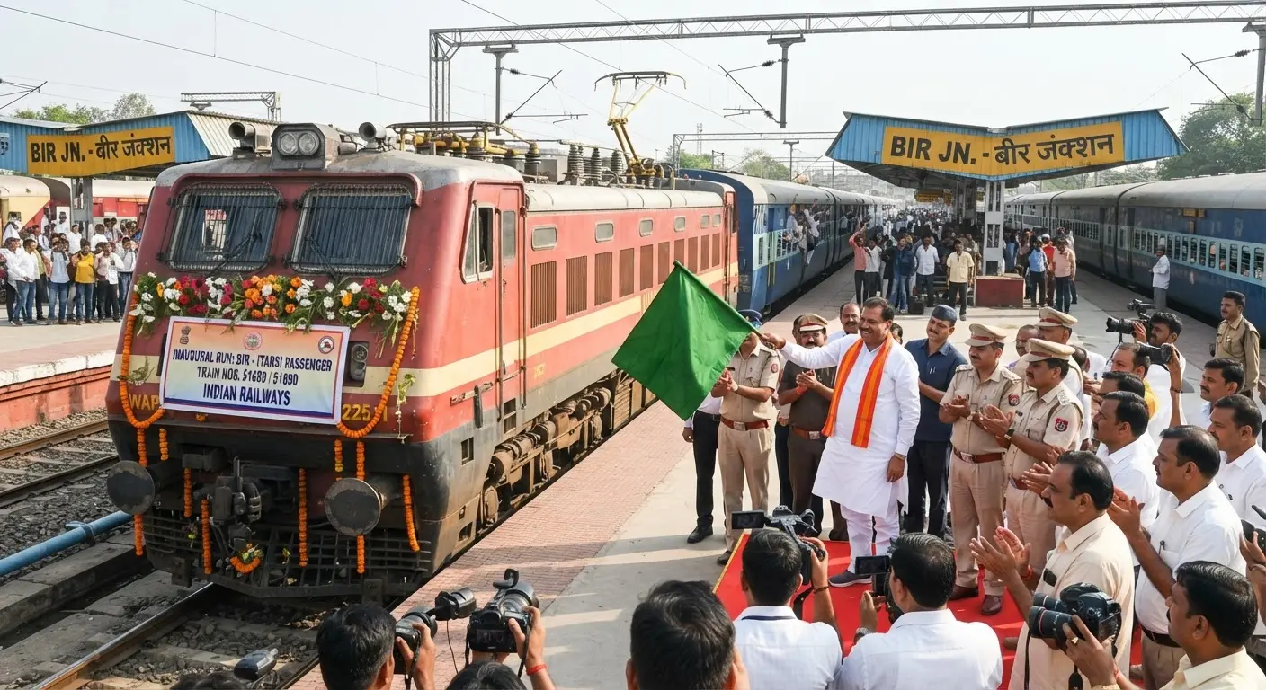 Indian Railways sanctions new passenger train service between Bir and Itarsi