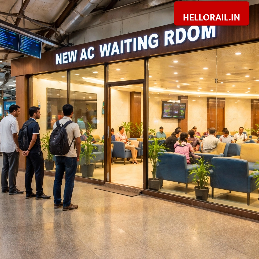 Marwar Junction Railway Station: New AC waiting room launched for passengers on Platform 1