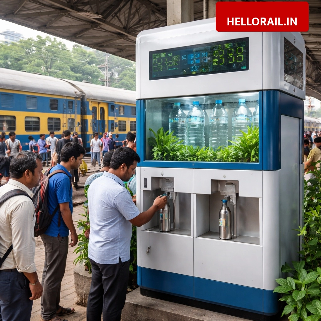 Indian Railways to install Atmospheric Water Generator plants at stations for pure drinking water