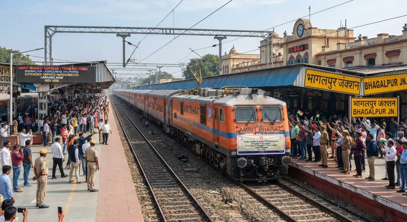 Patna Ahmedabad Amrit Bharat Express to extend services to Bhagalpur by November 2026