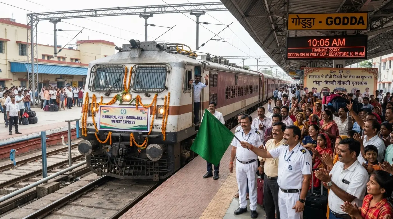 Indian Railways Announces New Weekly Express Train Between Godda and Delhi