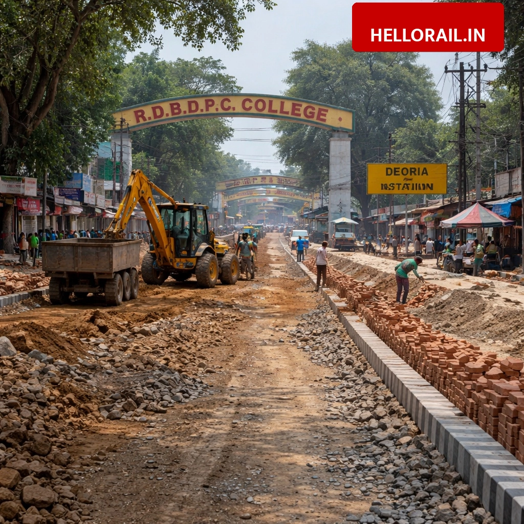 Deoria Railway Station: Road from BRDBDPG College Gate to be rebuilt with 2 crore budget