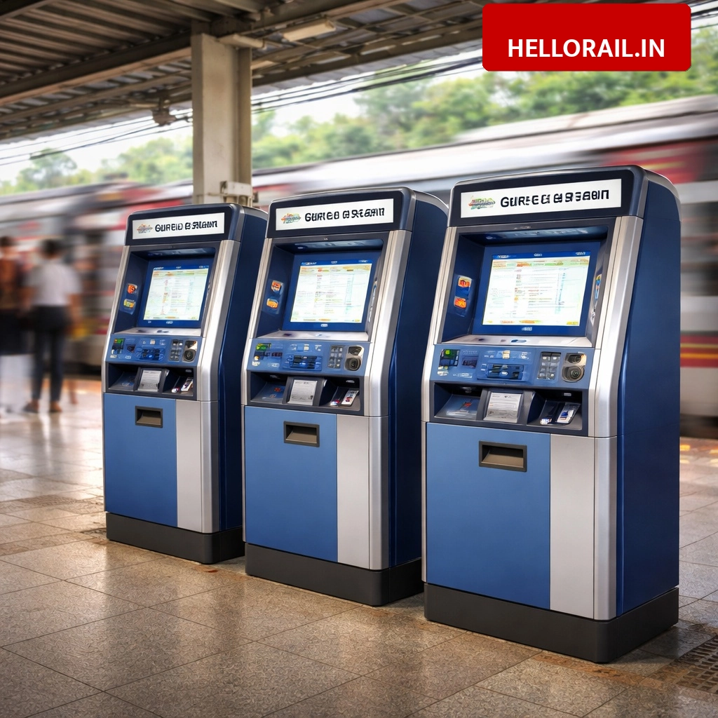 Gurugram Railway Station: Three new automatic ticket vending machines to be installed