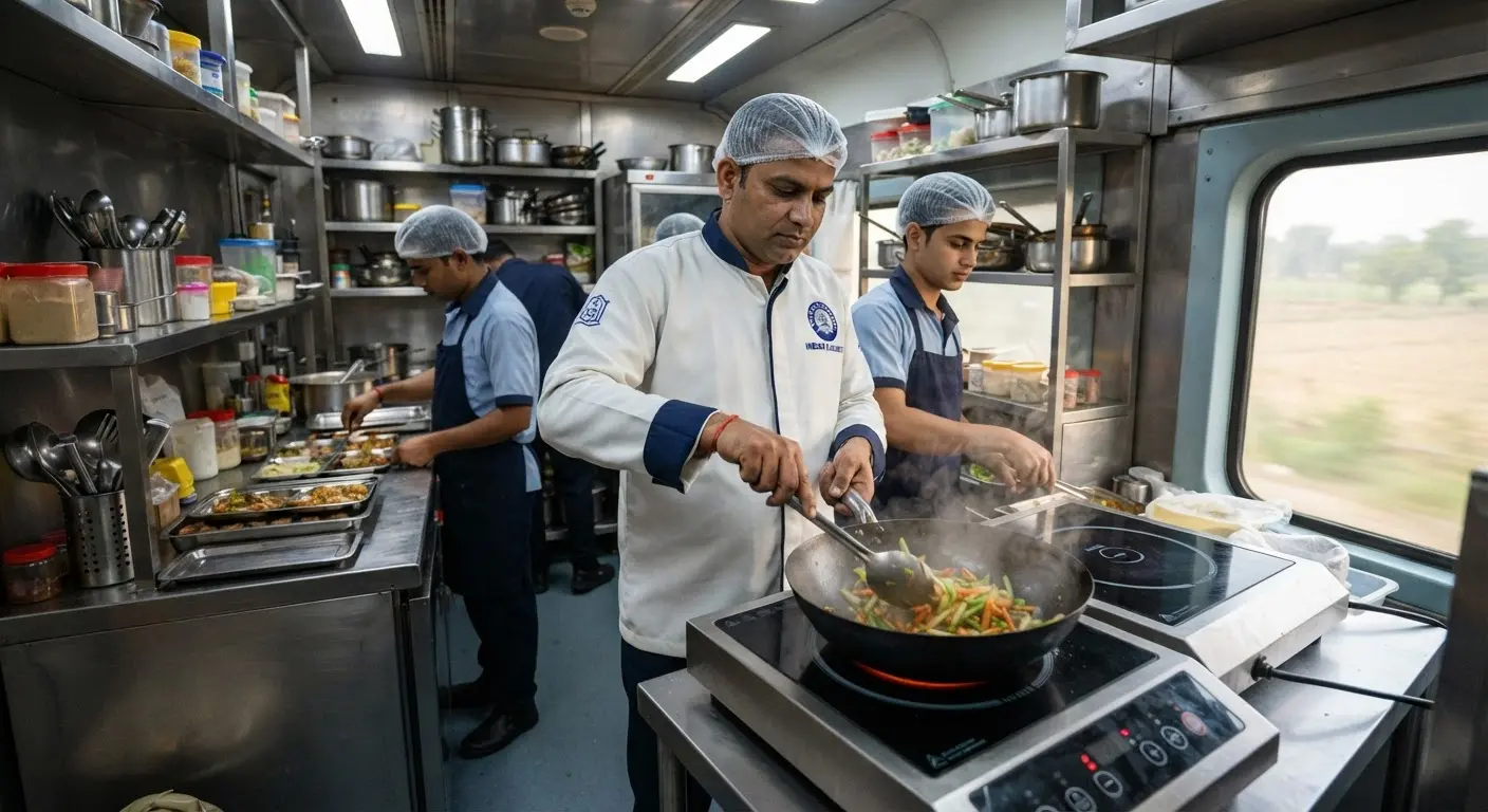 Indian Railways Allows Flameless Cooking in Pantry Cars to Ensure Fresh Meals