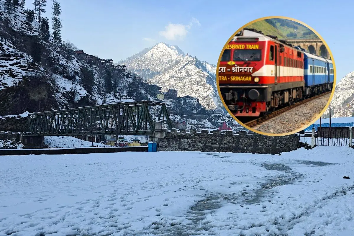 Special Reserved Trains to Operate Between Katra and Srinagar Due to Heavy Snowfall Disrupting Road and Air Traffic