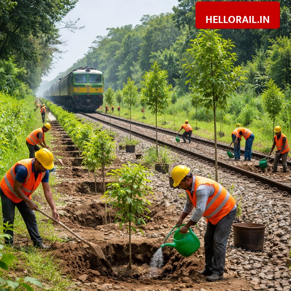Green Track Mission: Indian Railways to plant 81.59 lakh trees to protect tracks from floods