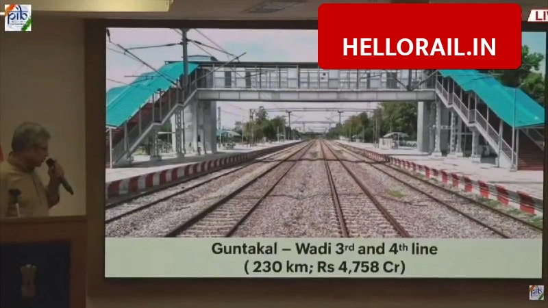 Railway expansion: Cabinet approves 3rd and 4th rail lines between Guntakal and Wadi