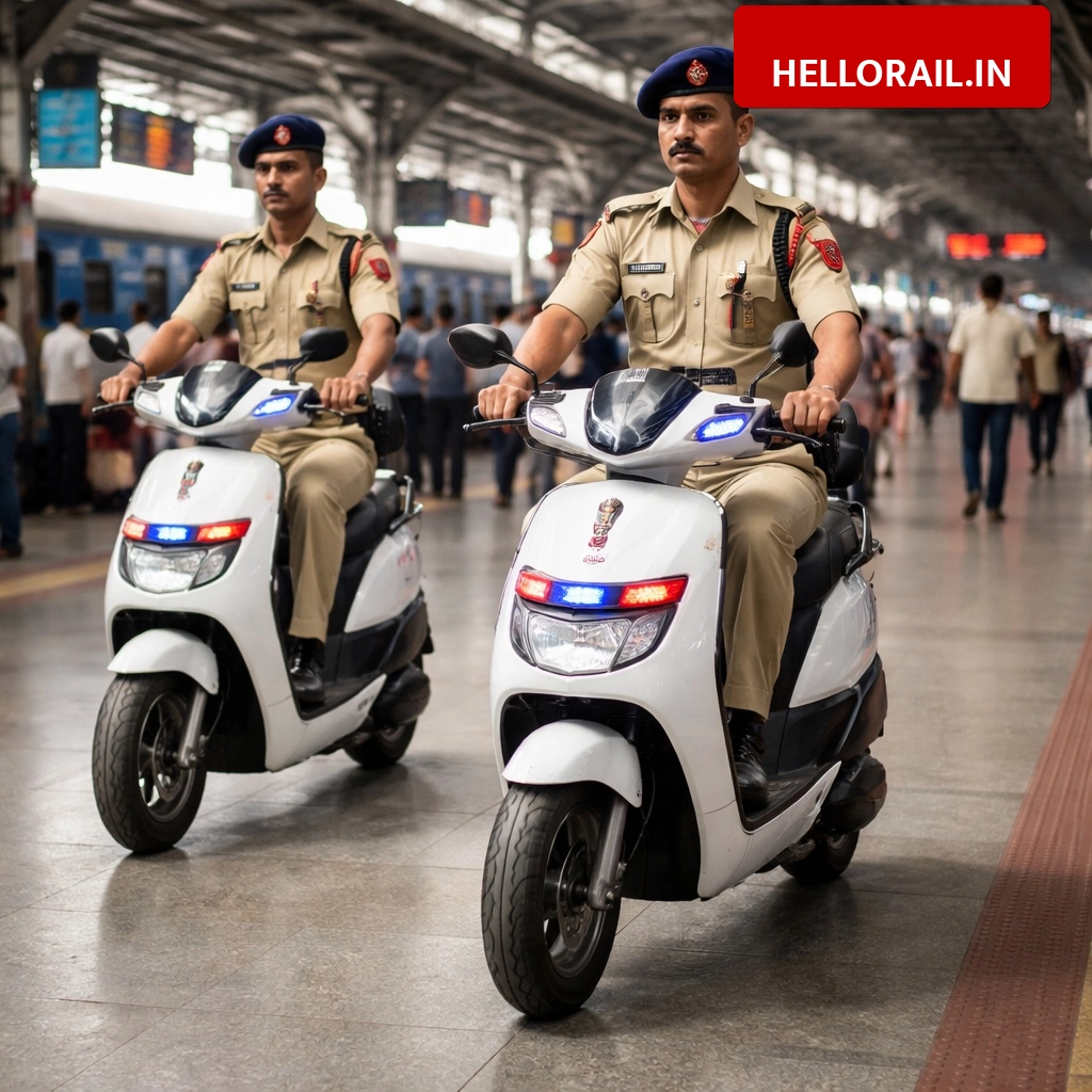 Railway security update: RPF to use e-scooters for patrolling at major stations