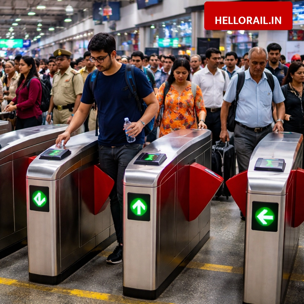 New Delhi Railway Station: Metro-style turnstile gates introduced to manage crowd and security