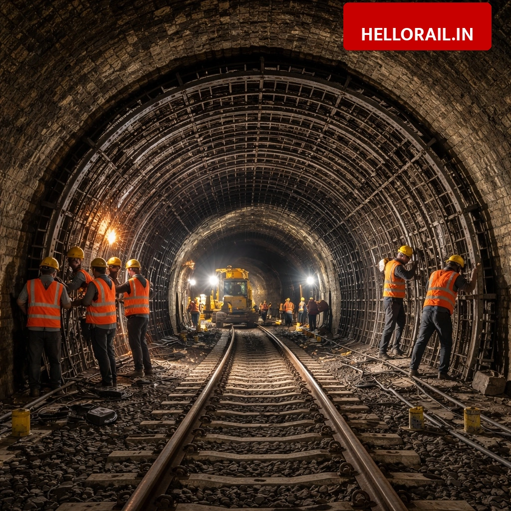 Railway safety boost: 120-year-old tunnels in Gurpa-Gajhandi section to be strengthened