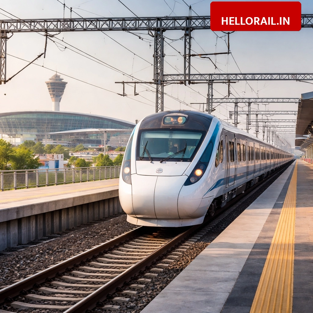 New Rail Line: Direct train connectivity from Prayagraj to Jewar Airport via Palwal-Chola route