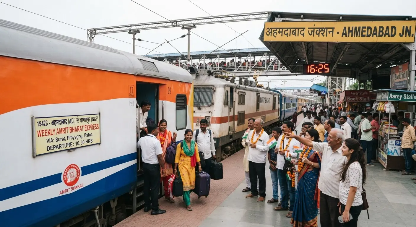 Indian Railways to launch weekly Amrit Bharat Express between Ahmedabad and Bhagalpur