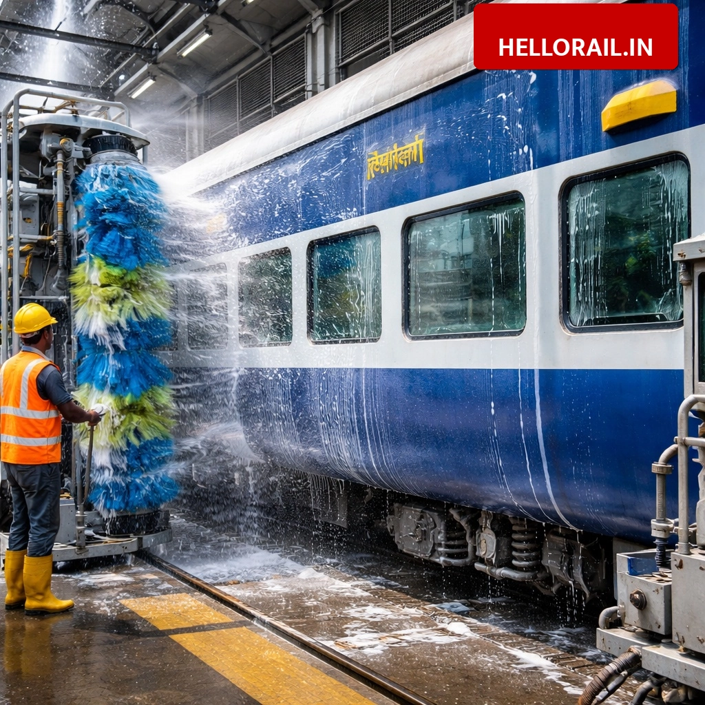 Indian Railways: New cleaning process introduced for coach exteriors and windows