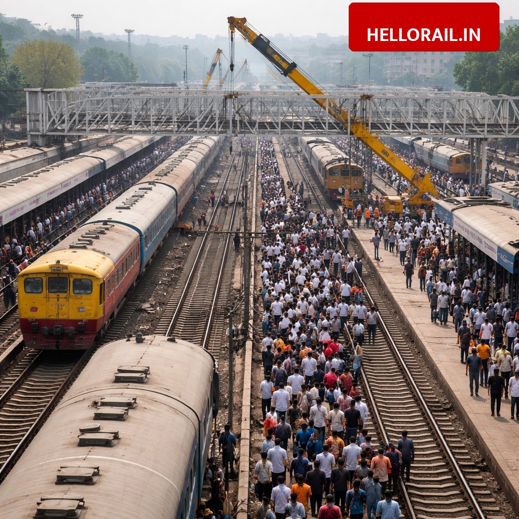 Gorakhpur Junction: 10 trains cancelled and 28 diverted due to mega block for FOB construction