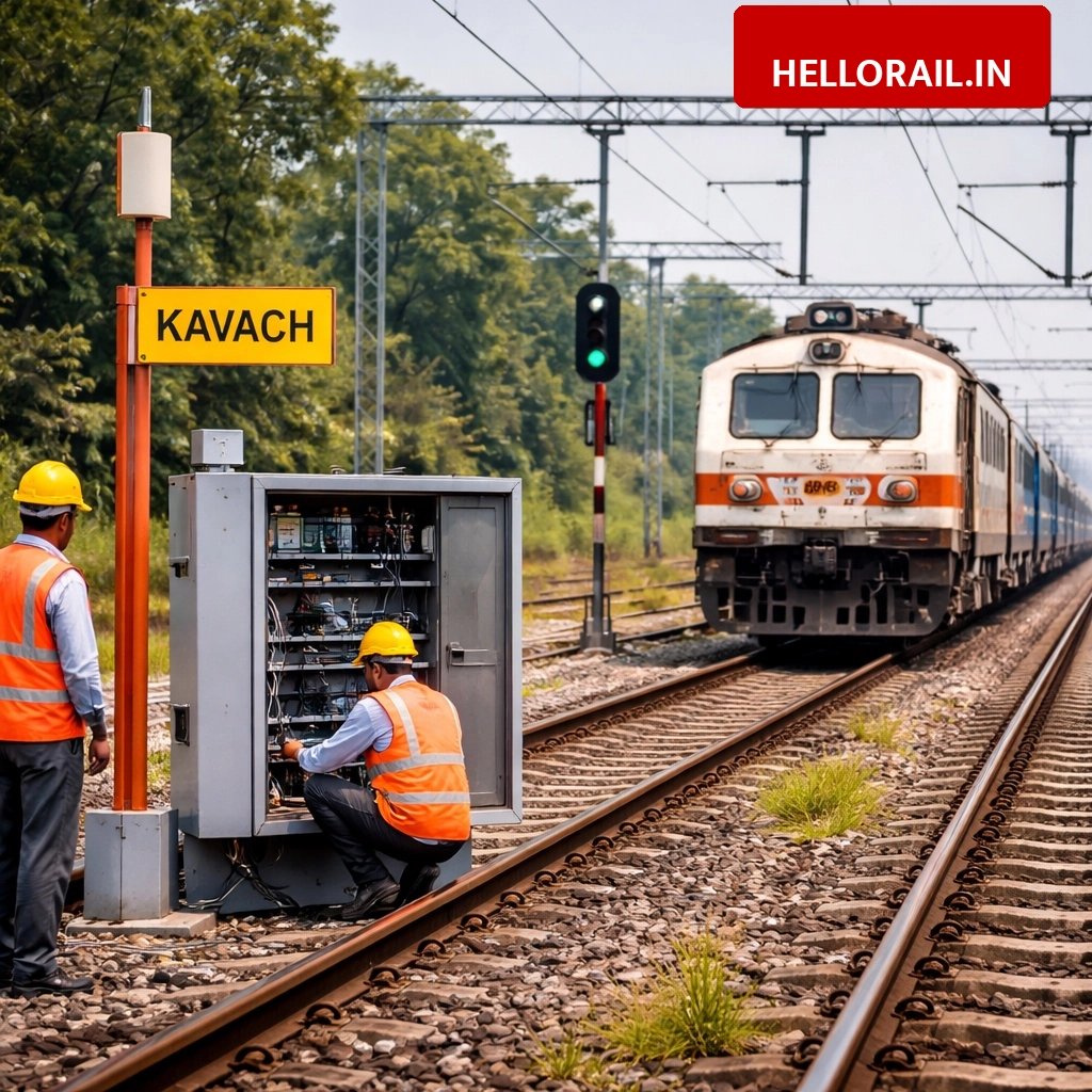 Railway safety boost: Kavach technology to be installed on Hapur-Ghaziabad rail section