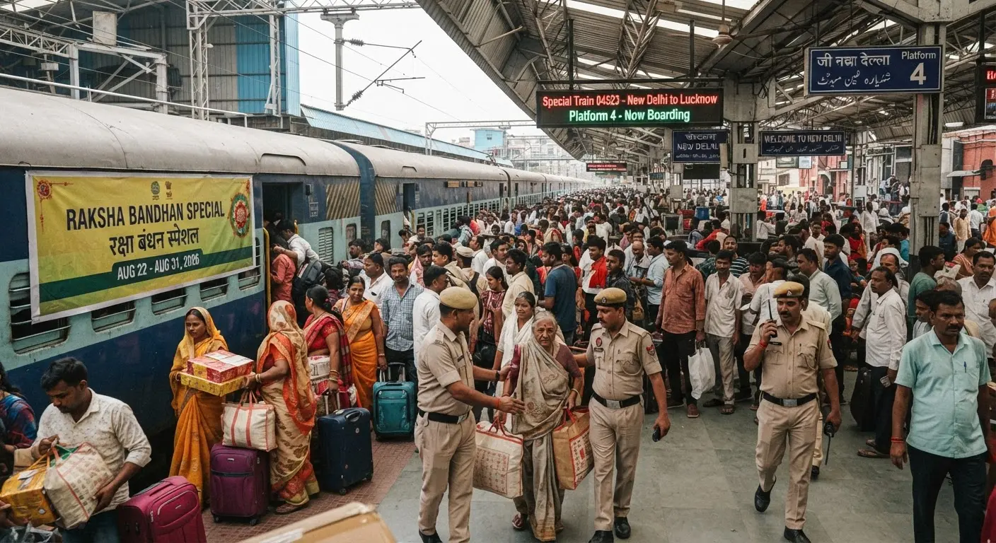 Indian Railways launches special trains and crowd control measures for Raksha Bandhan