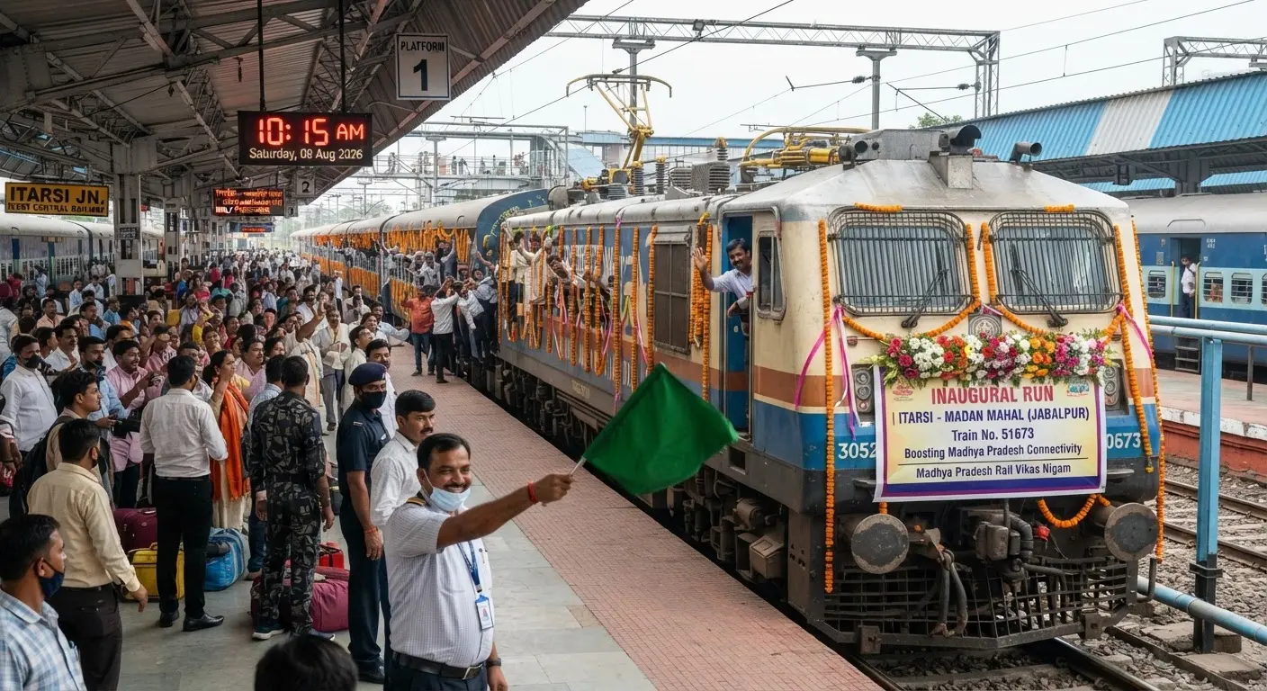 Indian Railways introduces new daily passenger train between Itarsi and Madan Mahal