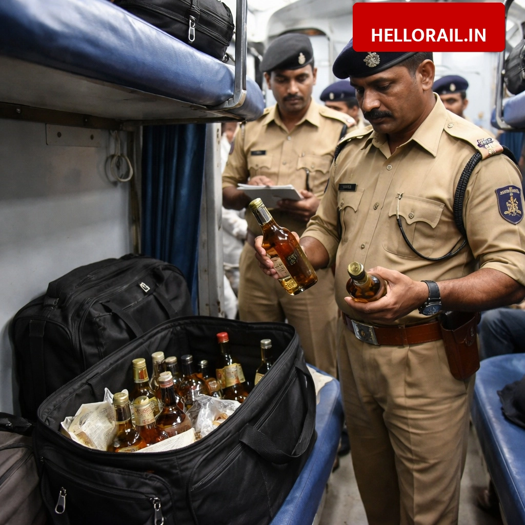 Indian Railways: Carrying alcohol in trains to dry states can lead to legal action, check rules