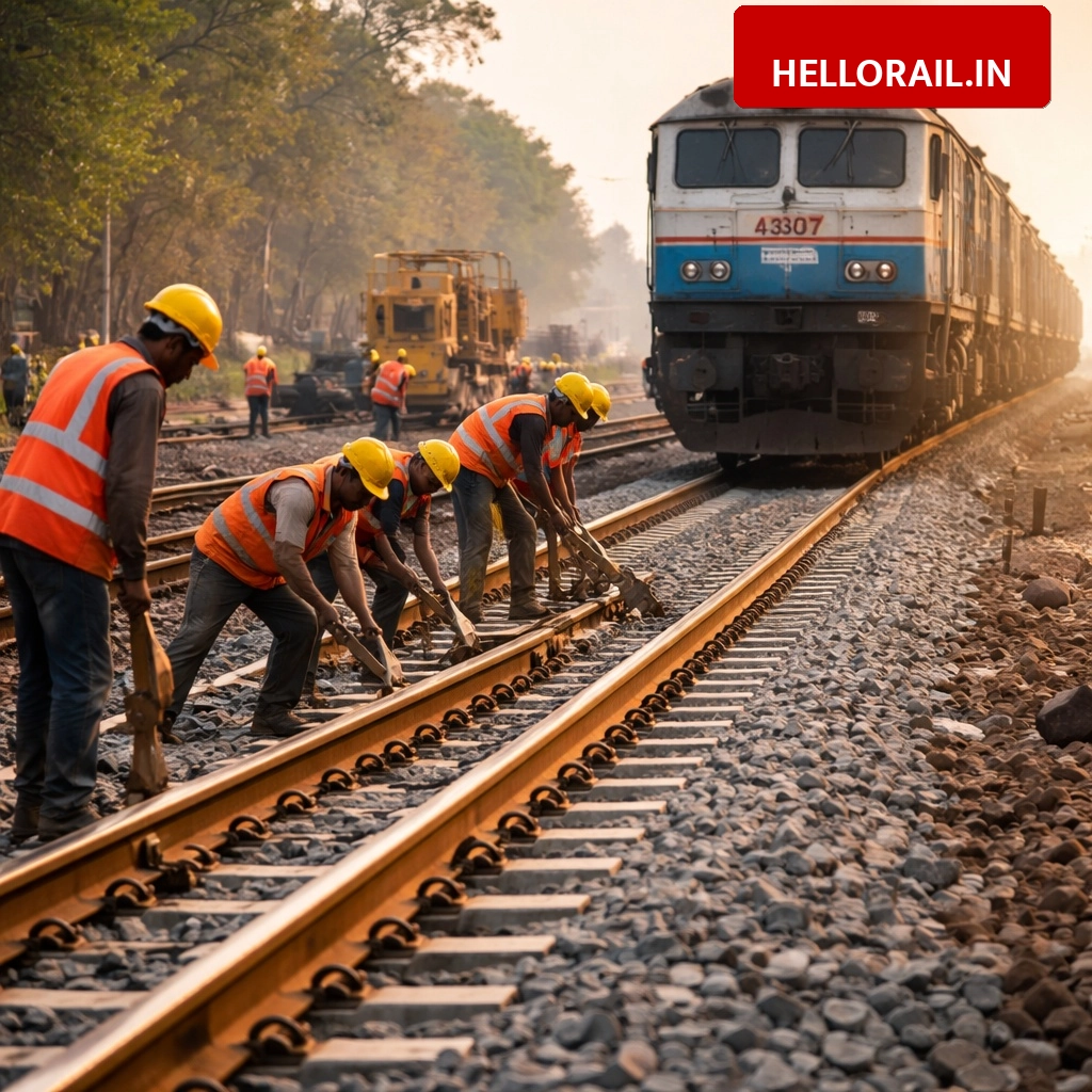 Railway safety boost: Ranchi Division completes renewal of 85 km track to reduce derailment risk