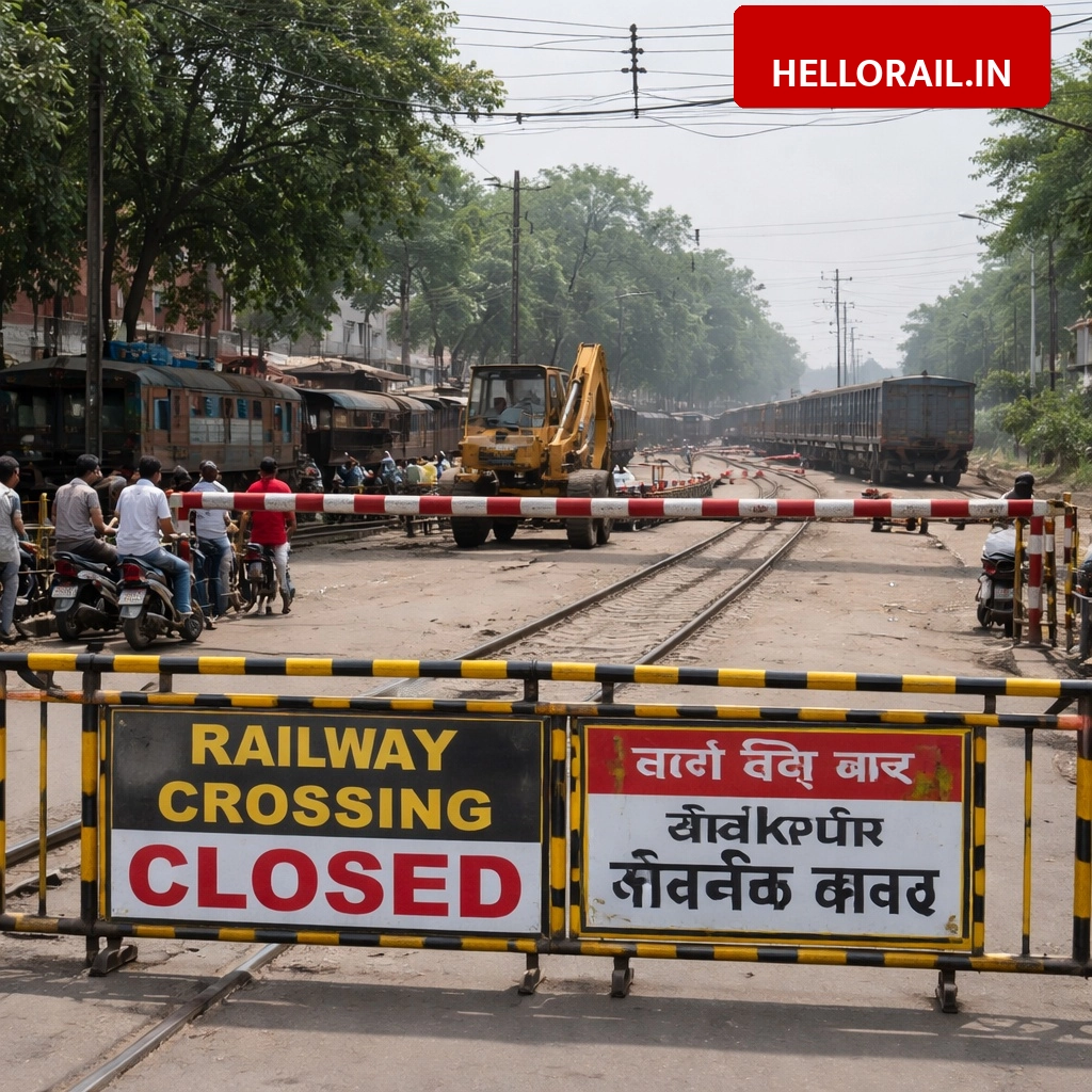 Zirakpur Update: Harmilap Nagar railway crossing closed until Saturday, check details