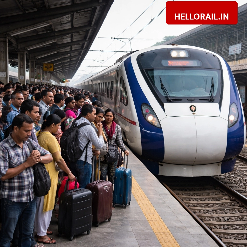 Vande Bharat Express: Delhi-Amb Andaura train arrives late at Una station, passengers face inconvenience