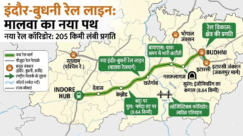 Indore Budhni rail project to bridge distance and boost connectivity in Madhya Pradesh