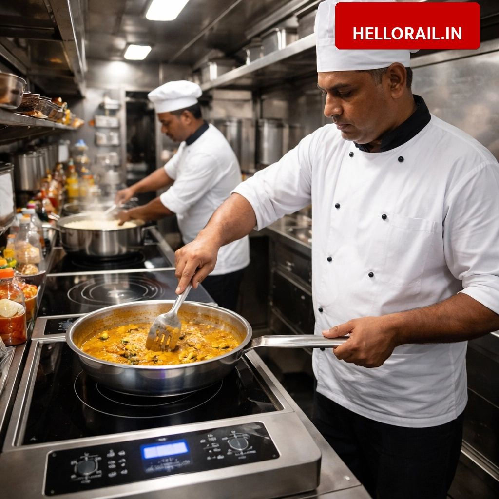 IRCTC Update: Onboard cooking shifts to electric induction stoves due to LPG shortage