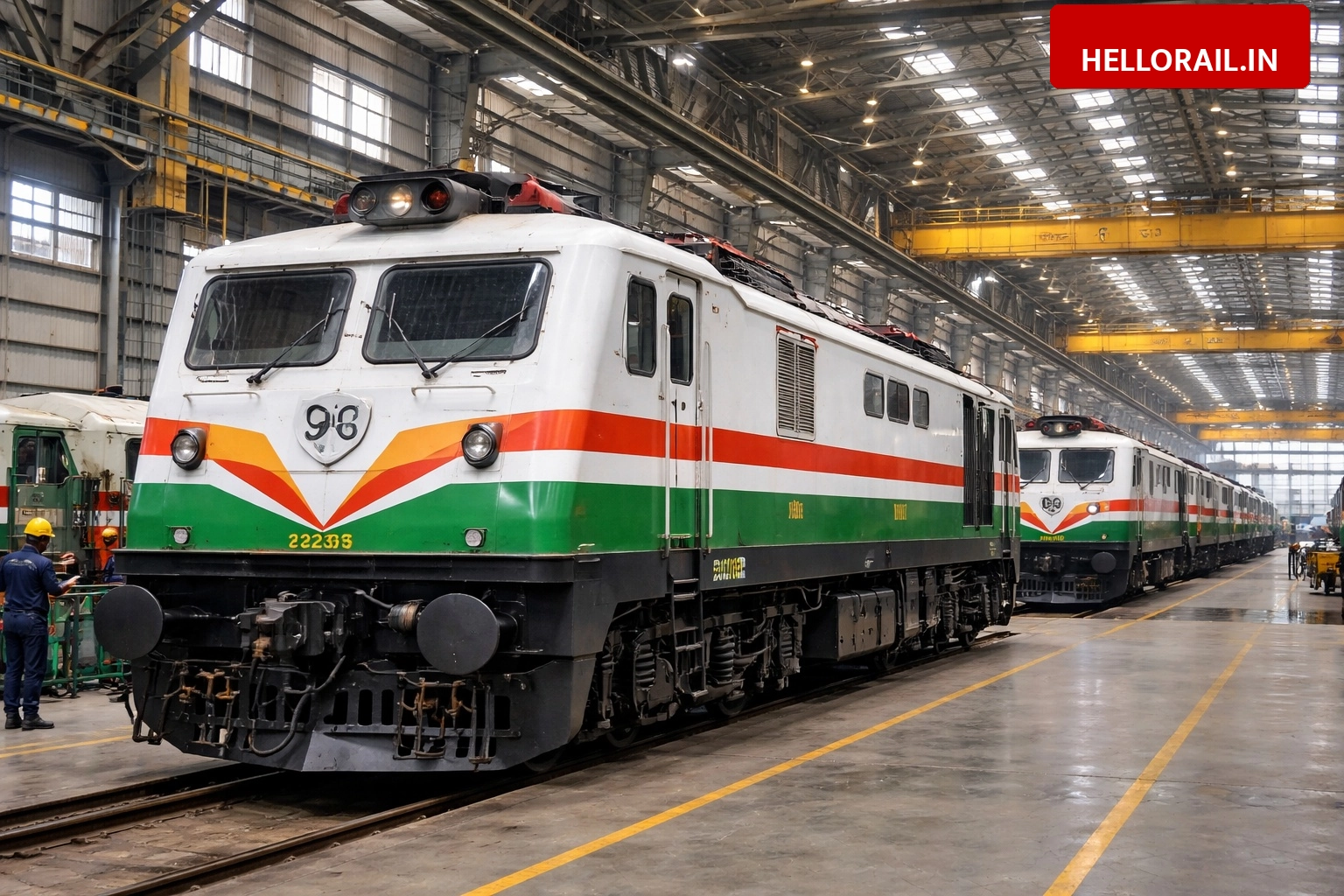 Indian Railways achieves record locomotive production with major growth in manufacturing units