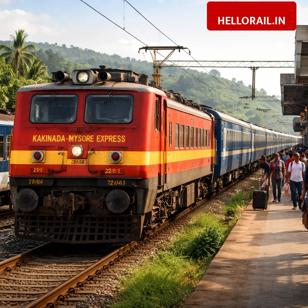 Kakinada-Mysore Express: Train now operates as daily service to improve AP-Karnataka connectivity