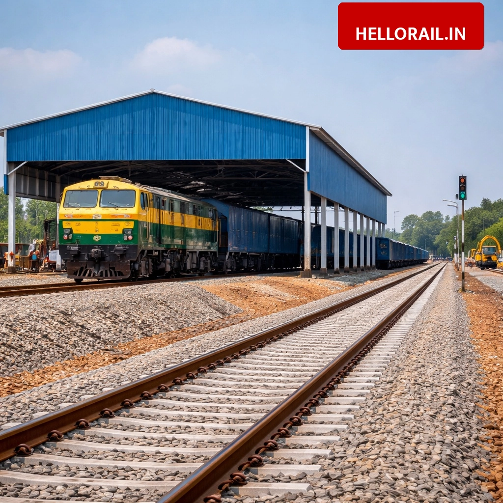 SECR Update: New goods shed line completed at Rasamra station to boost freight capacity