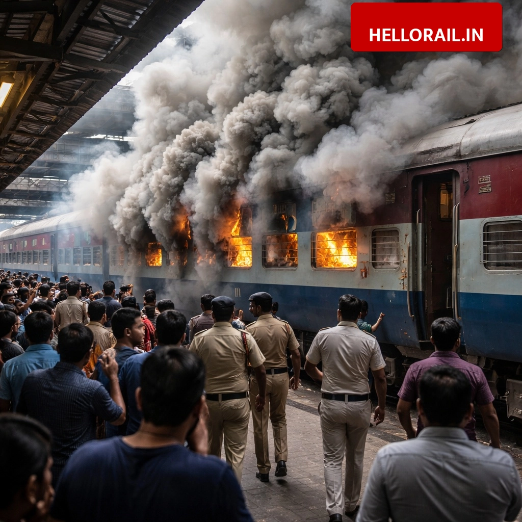 Mithila Express Fire: Smoke seen in coach at Howrah station, investigation underway