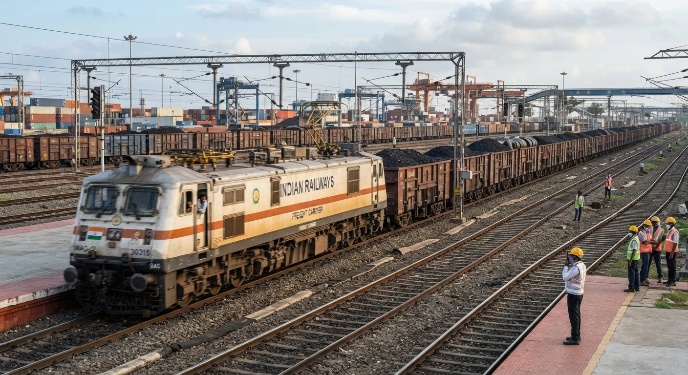 Indian Railways records major freight growth in July 2026 with 141 million tonnes loaded