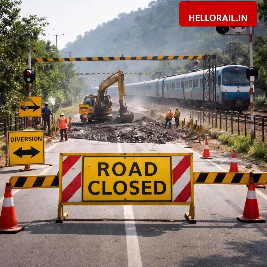 Una Railway Crossing: Una-Hamirpur road closed for repair work, check diversion details