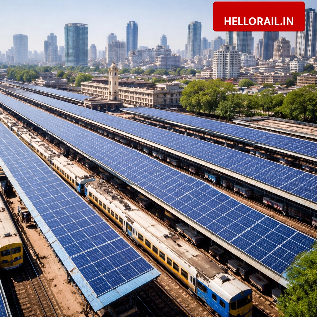 Western Railway Solar Power Update: Mumbai Central Division increases capacity to 8,532 kWp