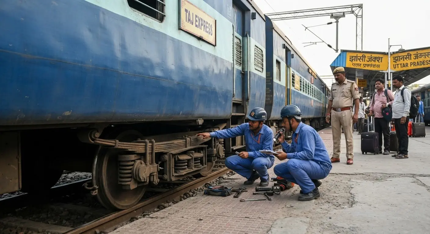 Taj Express Safety Status Update and Indian Railways Infrastructure Developments