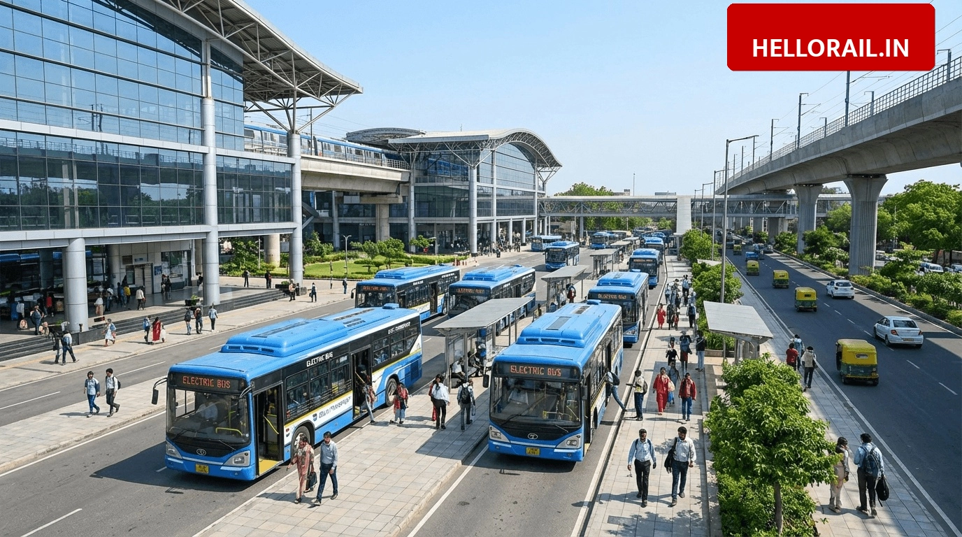 Sarai Kale Khan Multi-Modal Hub Operational, Delhi to Get 14,000 Electric Buses by 2029