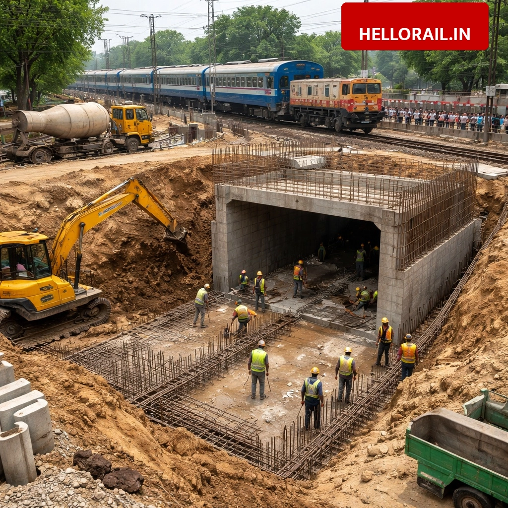 Moradabad Railway Update: New underpass to be constructed at Bhudmareshi railway crossing