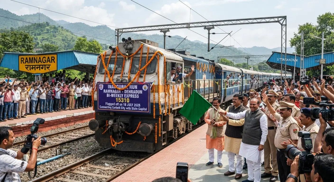 New Ramnagar to Dehradun bi-weekly express train service starts from July 18 2026